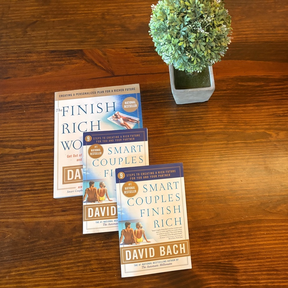 David Bach:3 Books: Smart Couples Finish Rich & The Workbook